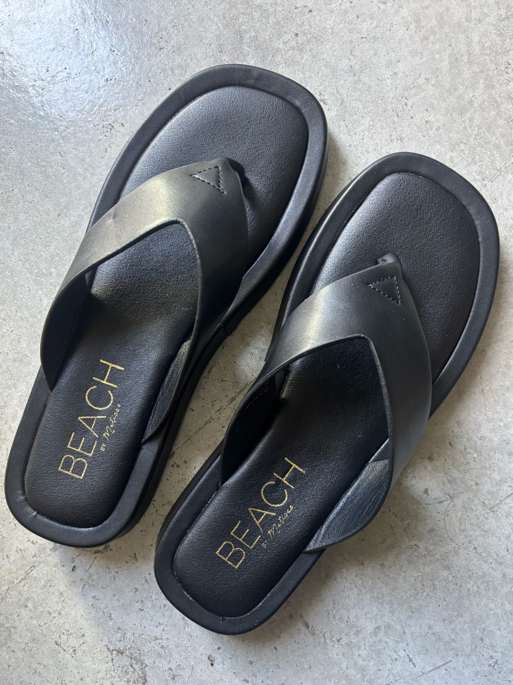 Beach by Matisse Black Mallorca Thong Sandal
